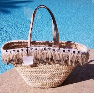 Kate Spade straw tote